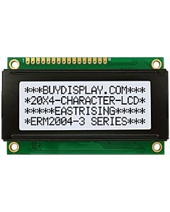 Small Size 20x4 LCD Display Module Wide View Angle