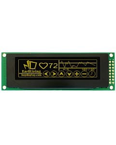 SPI 256x64 OLED Arduino 2.8 inch Graphic Module with PCB,Yellow on Black
