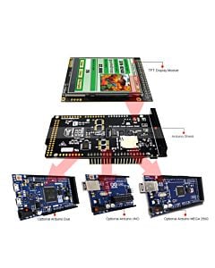 SPI Arduino 2.8 inch TFT Touch Shield Example ILI9341 for Mega Due Uno