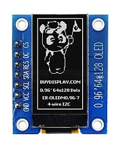 SPI I2C White 0.96 inch 64x128 OLED Display Module Arduino,Raspberry Pi