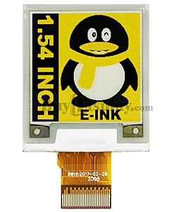 Yellow 1.54 inch SPI e-Paper 200x200 Smallest E-Ink Display Panel SPI
