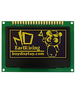 Yellow I2C OLED 2.4 inch Display Serial SPI 128x64 Graphic Display,SSD1309