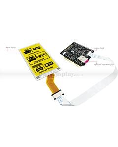 Yellow 3.7 inch e-Paper Display Arduino Shield,Library 240x416