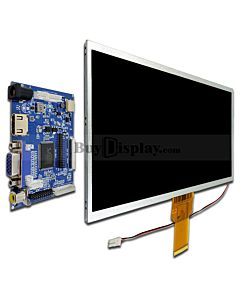 10.1 inch Raspberry PI Screen w/ HDMI+Video+VGA Driver Board,1024x600