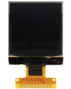 1.12寸/白色/128x128/SH1107/4SPI  I2C/焊接型FPC