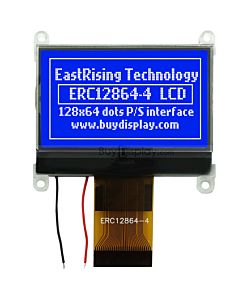 超薄1.8寸LCD12864液晶屏/128x64图形点阵COG液晶模块/蓝底白