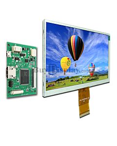 7寸TFT LCD彩色液晶显示模块配迷你HDMI驱动板/1024x600分辨率