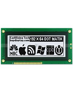 4寸LCD19264液晶屏/LCM192x64图形点阵液晶模块/白底黑字