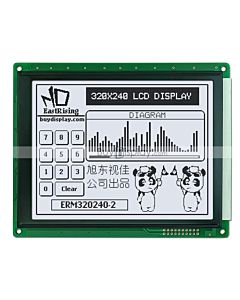 5.7寸LCD320240工控液晶屏/LCM320x240图形点阵液晶模块/白底黑字