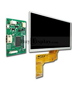 7寸TFT LCD彩色液晶显示屏配迷你HDMI驱动板/800x480分辨率