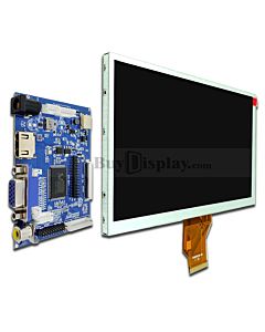 8寸TFT LCD彩色液晶显示屏配液晶屏驱动板/Video+VGA+HDMI接口