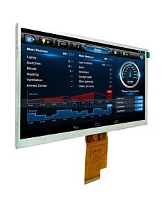 Color 7 inch 1024x600 TFT LCD Panel Optional Touchscreen AT070TNA2 