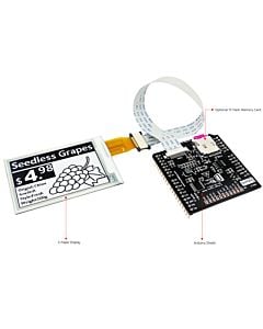 2.7英寸电子墨水屏白底黑字EK79652AC控制IC带ARDUINO转接板