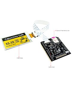 2.6英寸电子墨水屏白底黄字UC8151C控制IC带ARDUINO转接板