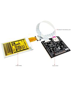 2.7英寸电子墨水屏白底黄字EK79652AC控制IC带ARDUINO转接板