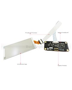 Quad-Color 3.52 inch e-Ink Display w/Raspberry Pi HAT,e-Paper 180x384 IoT