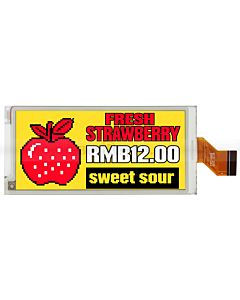  3.52-inch Quad-Color E-Paper Screen E-ink Display 180x384