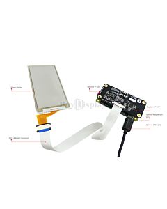 3.7寸四色电子纸屏240x416/树莓派转接板/红黄黑白颜色