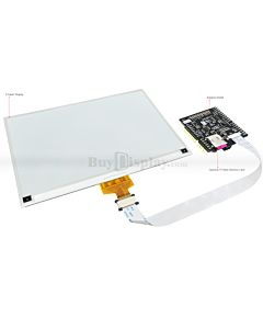 Black 7.5 inch e-Paper Display w/Arduino Shield,Library 880x528 