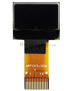 White 0.49 inch OLED Display Panel 64x32 IIC I2C SSD1315 Connector FPC