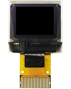 0.66 inch White 64x48 OLED Display Panel SPI ZIF Connector FPC SSD1306