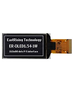 白色灰度1.54英寸图形OLED显示面板160x80 SSD1320
