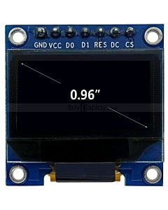 黄蓝双色0.96寸OLED显示屏/配转接板/显示模块/12864/128x64点阵/串口/适用于arduino