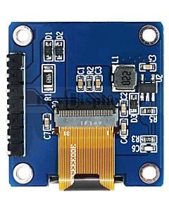 0.96寸/彩色OLED模组/128x64/SSD1357/4SPI/排针连接