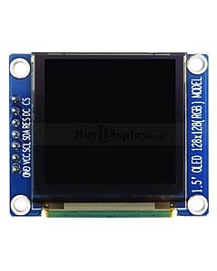 Full Color 1.5 inch Arduino,Raspberry Pi OLED Display Module 128x128