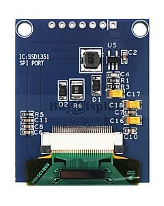 Free View Angle SPI 1.27 inch 128x96 Full Color RGB OLED Display Module