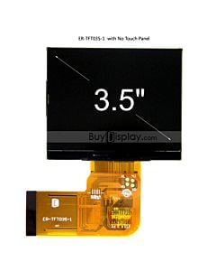 3.5寸TFT LCD彩色液晶显示模块/320x240点阵彩屏模组/并串口