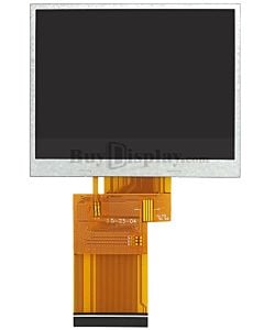 3.5寸IPS全视角高分辨率320x240显示屏，可以选配电阻式或电容式触摸屏