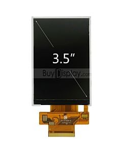 3.5寸TFT LCD彩色液晶显示模块/320x480点阵彩屏模组/并串口