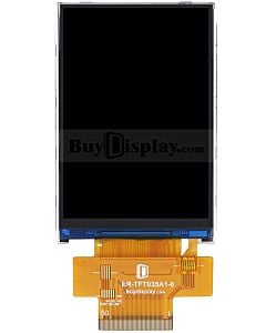 3.5寸IPS TFT LCD彩色液晶显示模块/320x480点阵/ILI9488/彩屏模组/并串口