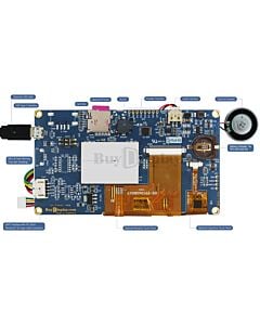 4.3 inch 800x480 HMI Intelligent Smart UART SPI Touch IPS TFT LCD Display
