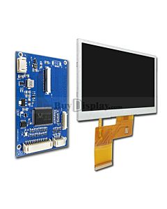 4.3 inch IPS TFT Display Module 480x272,VGA,Video AV Driver Board