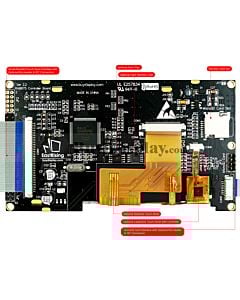 IPS 480x272 4.3'' TFT LCD Module Display Touch Panel Screen RA8875