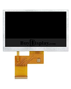 IPS高亮度TFT 4.3英寸LCD OPTL触摸屏显示器，适用于MP4、GPS、480x272