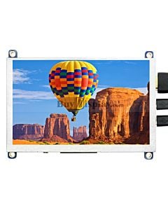 5.0“ IPS高亮度800x480/全视角/TFT彩色液晶显示模块/HDMI驱动板/可配套树莓派用