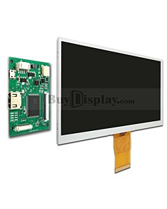 7“ IPS/全视角/1024x600分辨率/显示屏/配套微型HDMI板/可配套树莓派使用