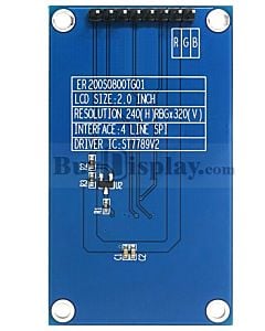 2 inch 240x320 IPS TFT LCD Display Module for Arduino and Raspberry Pi