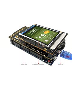 2.4寸IPS TFT LCD彩色液晶显示模块/带转接板/Arduino开发板/ Mega/Due/Uno