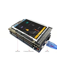 Arduino IPS 2.8 inch TFT Touch Shield Example ILI9341 for Mega Due Uno