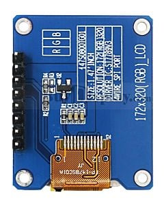 1.47 inch 172x320 IPS TFT LCD Display Module for Arduino and Raspberry Pi