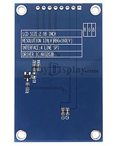 2.08 inch 128x160 IPS TFT LCD Display Module for Arduino,Raspberry PI