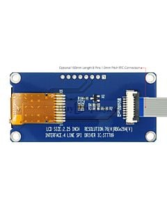 SPI TFT 2.25 LCD 76x284 Display Module ST7789P3 Breakout Board for Arduino,Raspberry PI