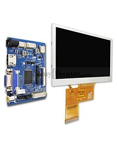 4.3寸全视角TFT彩色液晶显示模块配液晶屏驱动板/Video+VGA+HDMI接口