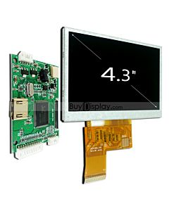 4.3寸TFT LCD彩色液晶显示模块配迷你HDMI驱动板