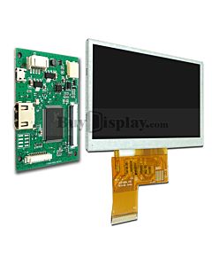 4.3寸TFT LCD彩色液晶显示模块配迷你HDMI驱动板