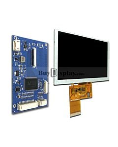 5 inch LCD Screen TFT Module,800X480 VGA Video AV Driver Board